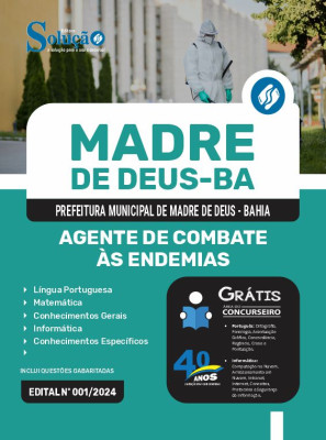 Apostila Prefeitura de Madre de Deus - BA  - Agente de Combate às Endemias - Imagem 3