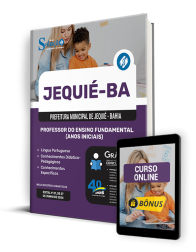 Capa Apostila Prefeitura de Jequié - BA  - Professor do Ensino Fundamental (Anos Iniciais)