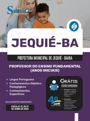 Apostila Prefeitura de Jequié - BA  - Professor do Ensino Fundamental (Anos Iniciais) - Imagem 3