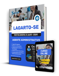 Capa Apostila Prefeitura de Lagarto - SE  - Agente Administrativo