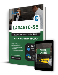 Capa Apostila Prefeitura de Lagarto - SE  - Agente de Recepção