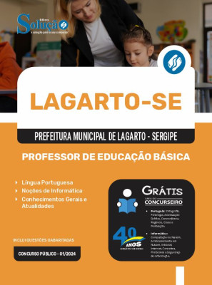 Apostila Prefeitura de Lagarto - SE  - Comum - Professor de Educação Básica - Imagem 3