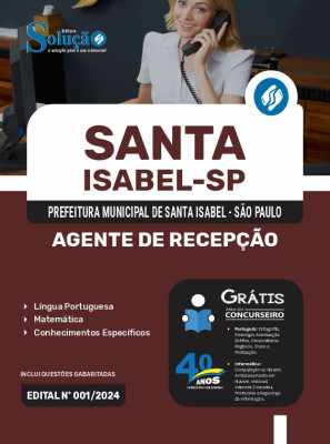 Apostila Prefeitura de Santa Isabel - SP  - Agente de Recepção - Imagem 3