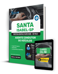 Capa Apostila Prefeitura de Santa Isabel - SP  - Agente Condutor de Veículos