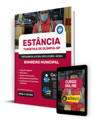 Capa Apostila Prefeitura de Olímpia - SP  - Bombeiro Municipal