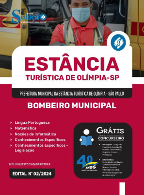 Apostila Prefeitura de Olímpia - SP em PDF  - Bombeiro Municipal - Imagem 1