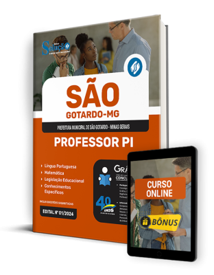 Apostila Prefeitura de São Gotardo - MG  - Professor PI - Imagem 1