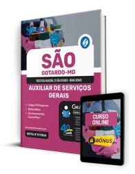 Capa Apostila Prefeitura de São Gotardo - MG  - Auxiliar de Serviços Gerais