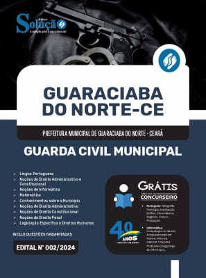 Apostila Prefeitura de Guaraciaba do Norte - CE  - Guarda Civil Municipal - Imagem 3