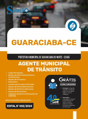 Apostila Prefeitura de Guaraciaba do Norte - CE  - Agente Municipal de Trânsito - Imagem 3