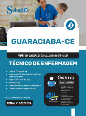 Apostila Prefeitura de Guaraciaba do Norte - CE  - Técnico de Enfermagem - Imagem 3