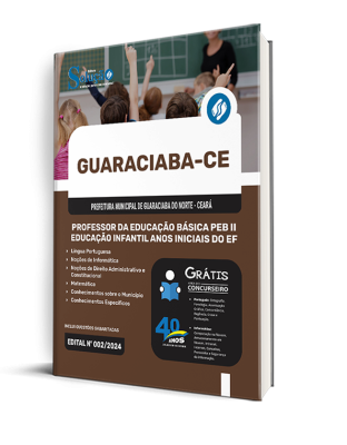 Apostila Prefeitura de Guaraciaba do Norte - CE  - Professor da Educação Básica PEB II - Educação Infantil Anos Iniciais do EF - Imagem 2