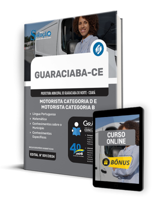 Apostila Prefeitura de Guaraciaba do Norte - CE  - Motorista Categoria D e Motorista Categoria B - Imagem 1