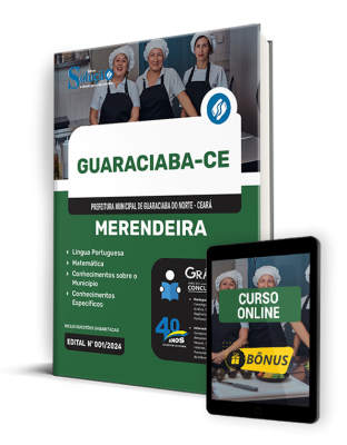 Apostila Prefeitura de Guaraciaba do Norte - CE  - Merendeira - Imagem 1