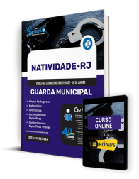 Capa Apostila Prefeitura de Natividade - RJ  - Guarda Municipal