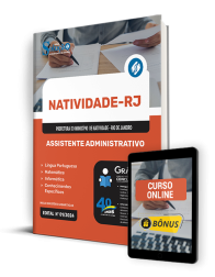 Capa Apostila Prefeitura de Natividade - RJ  - Assistente Administrativo