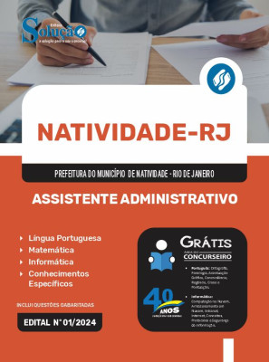Apostila Prefeitura de Natividade - RJ  - Assistente Administrativo - Imagem 3