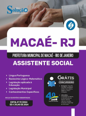 Apostila Prefeitura de Macaé - RJ em PDF  - Assistente Social - Imagem 1