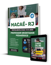 Capa Apostila Prefeitura de Macaé - RJ  - Professor Orientador Pedagógico