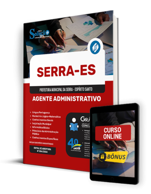 Apostila Prefeitura de Serra - ES  - Agente Administrativo - Imagem 1