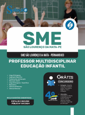 Apostila SME São Lourenço da Mata - PE  - Professor Multidisciplinar - Educação infantil - Imagem 3