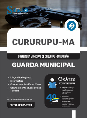 Apostila Prefeitura de Cururupu - MA  - Guarda Municipal - Imagem 3