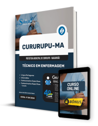 Capa Apostila Prefeitura de Cururupu - MA  - Técnico em Enfermagem
