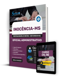 Capa Apostila Prefeitura de Inocência - MS  - Oficial Administrativo