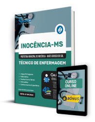 Capa Apostila Prefeitura de Inocência - MS  - Técnico de Enfermagem