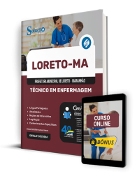 Capa Apostila Prefeitura de Loreto - MA  - Técnico em Enfermagem