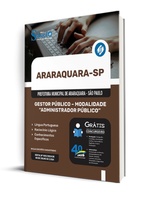 Apostila Prefeitura de Araraquara - SP  - Gestor Público - Modalidade: Administrador Público - Imagem 2