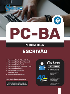 Apostila PC-BA 2025 - Escrivão - Imagem 3