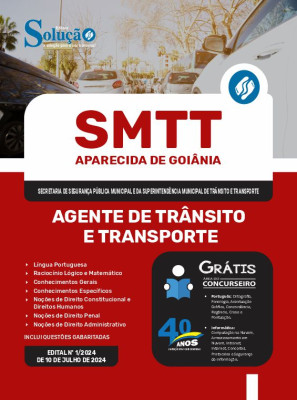 Apostila SMTT Aparecida de Goiânia - GO  - Agente de Trânsito e Transporte - Imagem 3