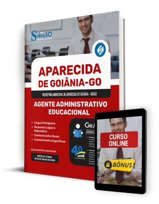 Apostila Prefeitura de Aparecida de Goiânia - GO  - Agente Administrativo Educacional - Imagem 1