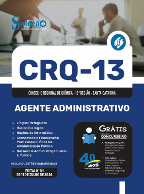 Apostila CRQ-13  - Agente Administrativo - Imagem 3