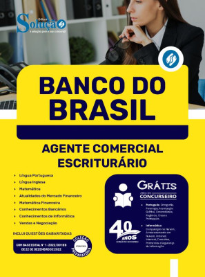 Apostila Banco do Brasil 2025 - Escriturário - Agente Comercial - Imagem 3