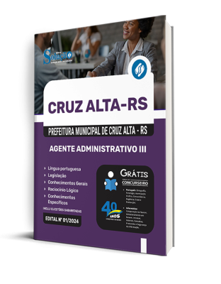 Apostila Prefeitura de Cruz Alta - RS  - Agente Administrativo III - Imagem 2