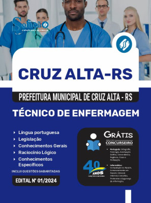 Apostila Prefeitura de Cruz Alta - RS  - Técnico de Enfermagem - Imagem 3