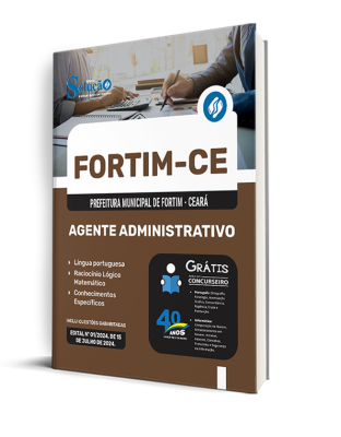 Apostila Prefeitura de Fortim - CE  - Agente Administrativo - Imagem 2