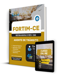 Capa Apostila Prefeitura de Fortim - CE  - Agente de Trânsito