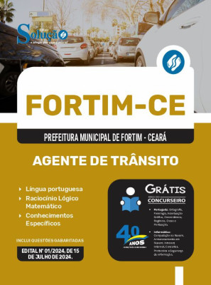 Apostila Prefeitura de Fortim - CE em PDF  - Agente de Trânsito - Imagem 1