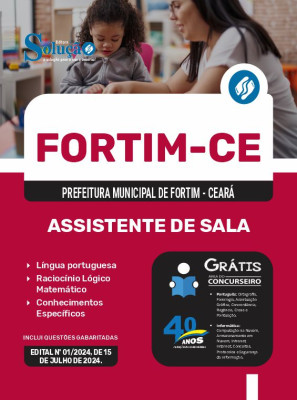 Apostila Prefeitura de Fortim - CE  - Assistente de Sala - Imagem 3