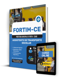 Capa Apostila Prefeitura de Fortim - CE  - Assistente de Transporte Escolar