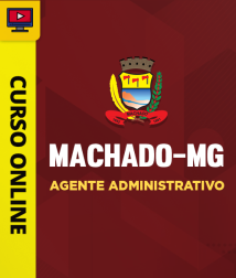 Capa Curso Prefeitura de Machado-MG - Agente Administrativo