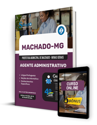 Apostila Prefeitura de Machado - MG  - Agente Administrativo - Imagem 1