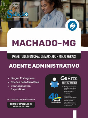 Apostila Prefeitura de Machado - MG  - Agente Administrativo - Imagem 3