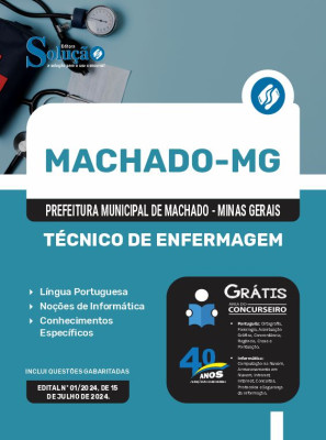Apostila Prefeitura de Machado - MG  - Técnico de Enfermagem - Imagem 3
