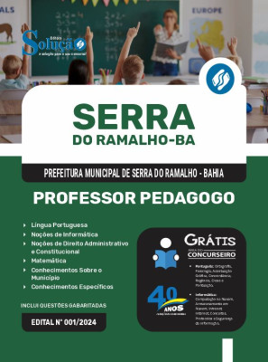 Apostila Prefeitura de Serra do Ramalho - BA  - Professor Pedagogo - Imagem 3