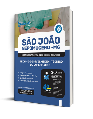 Apostila Prefeitura de São João Nepomuceno - MG  - Técnico de Nível Médio - Técnico de Enfermagem - Imagem 2