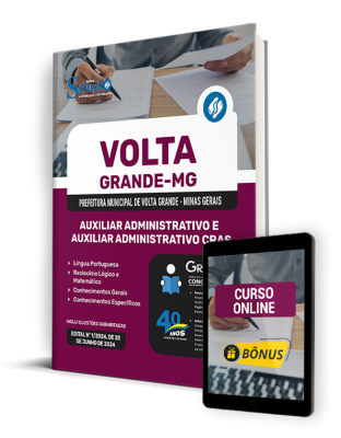 Apostila Prefeitura de Volta Grande - MG  - Auxiliar Administrativo e Auxiliar Administrativo CRAS - Imagem 1